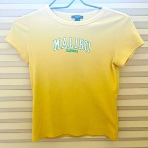 forever 21 kids malibu yellow top